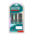 Total THKISD12042L 3-Piece 1/2" Drive Deep Impact Socket Set – Heavy Duty Automotive & Mechanical Tool Set