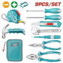 Total THKTHP90097 9-Piece Hand Tools Set – Heavy Duty Multi-Purpose Tools for Home, Automotive & Mechanical Use