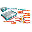 Total THKTV02H091 9-Piece Insulated Hand Tools Set – Electrician-Grade Safety, Heat & Shock Resistant, Ideal for Home & Professional Use