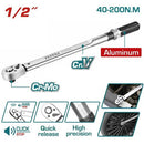Total THPTW200N2 1/2″ Drive 500mm Torque Wrench – Heavy Duty Precision Tool for Automotive & Mechanical Use