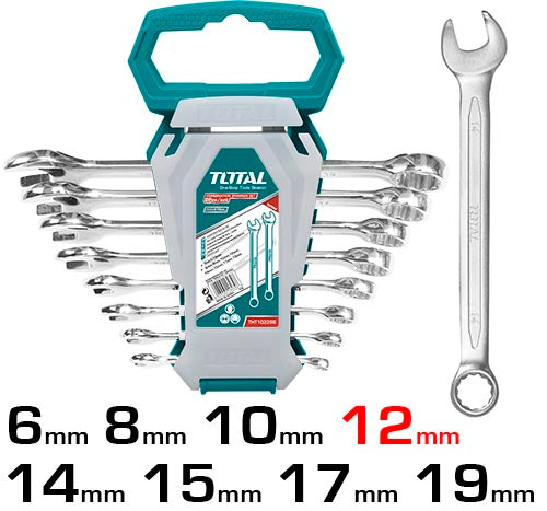 Total THT102286 8pcs Combination Spanner Set 6-19mm