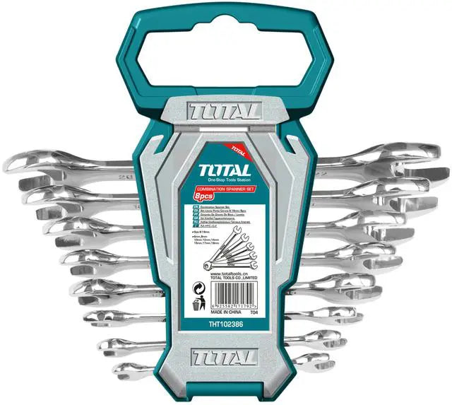 Total THT102386 Double open end spanner set

