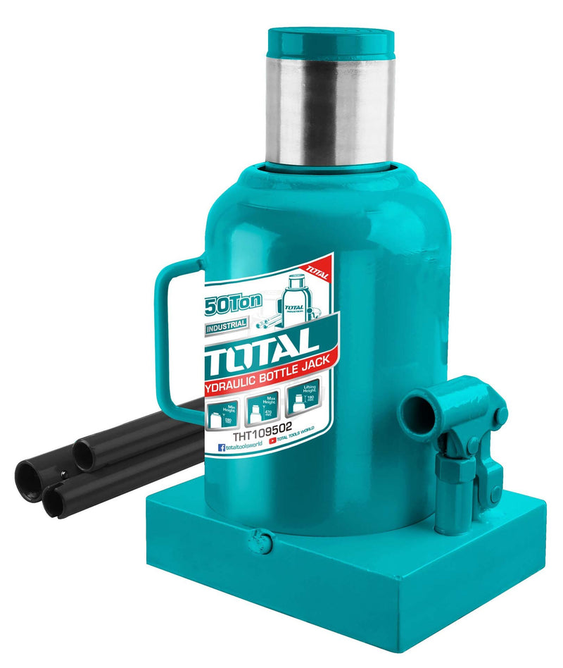 Total THT109502 Hydraulic Bottle Jack 50 Tons