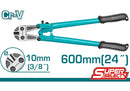 Total THT123246 24" Heavy-Duty Bolt Cutter – Hardened Steel Blades, High Leverage Handles, Professional-Grade Cutting Tool