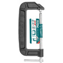 Total THT13186 8-Inch G Clamp – Heavy Duty Steel C-Clamp for Woodworking, Welding & DIY Projects