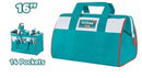 Total THT261625 16" Heavy-Duty Tool Bag – Multi-Pocket Tool Organizer