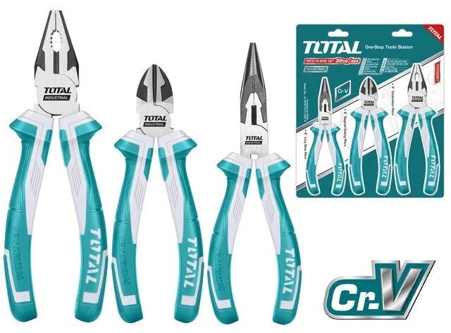 Total THT2K0301 3-Piece Pliers Set
