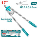 Total THT32176 17'' Hand Riveter – Heavy-Duty Portable Aluminum & Steel Rivet Tool for DIY, Workshop, and Industrial Use
