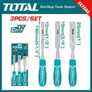 Total THT41K0302 3 Pcs wood chisel set