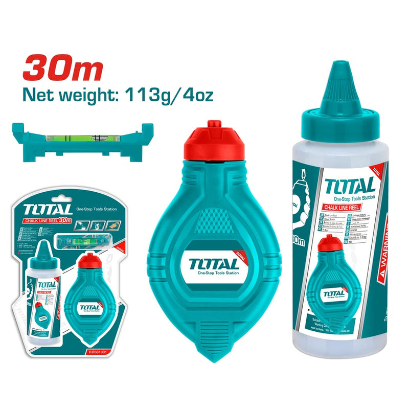 Total THT661301 Chalk Line Reel 30m