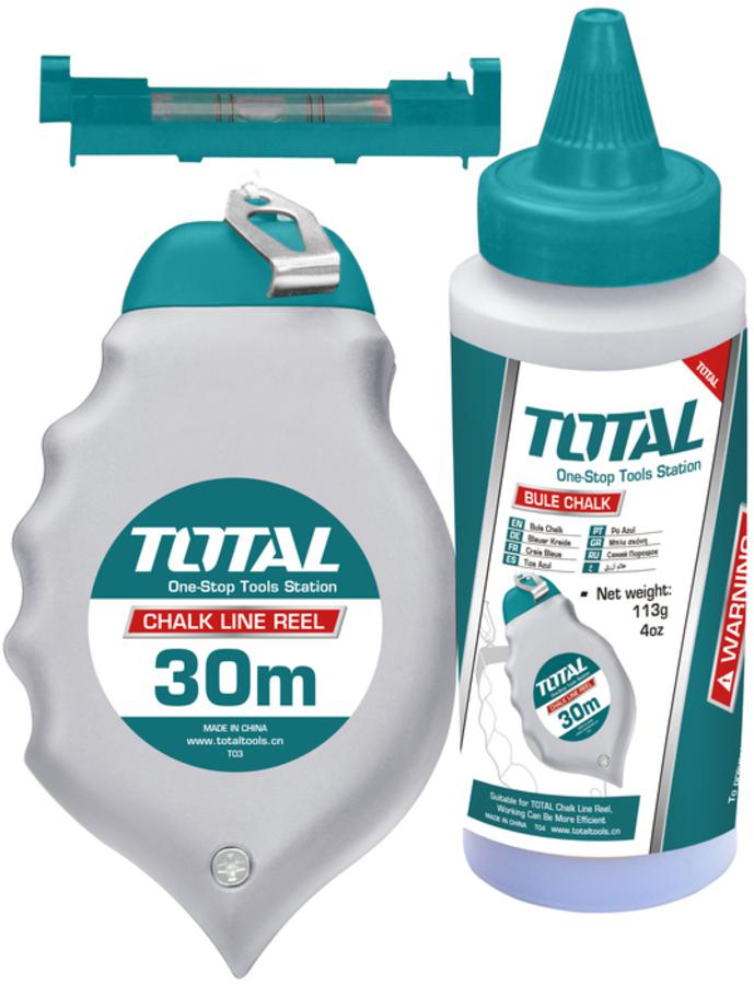 Total THT661301 Chalk Line Reel 30m