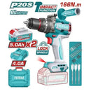 Total TIDLI201668 Brushless Cordless Impact Drill – High Torque Power Tool for DIY & Professional Use