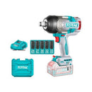 Total TIWLI20105 20V Cordless Impact Wrench – Heavy Duty Battery-Powered Socket Tool for Automotive & Mechanical Use