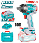 Total TIWLI2050 20V Lithium-Ion Cordless Impact Wrench