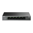 TP-Link TL-LS106P 6-Port 10/100Mbps Desktop Switch – 4-Port PoE+ (67W), Plug & Play CCTV PoE Switch