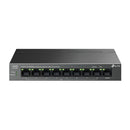 TP-Link TL-LS109P 9-Port 10/100Mbps Desktop Switch – 8-Port PoE+ (65W), CCTV Plug & Play Switch