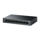 TP-Link TL-LS109P 9-Port 10/100Mbps Desktop Switch – 8-Port PoE+ (65W), CCTV Plug & Play Switch