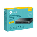 TP-Link TL-LS109P 9-Port 10/100Mbps Desktop Switch – 8-Port PoE+ (65W), CCTV Plug & Play Switch