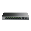 TP-Link TL-LS1210GP 10-Port Gigabit Desktop Switch – 8-Port PoE+ (63W), 2× SFP, CCTV & Business Network Switch