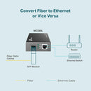 TP-Link TL-MC220L Gigabit SFP Media Converter – 10/100/1000Mbps Ethernet to Fiber Converter, SFP Slot