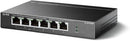 TP-Link TL-SF1006P 6-Port 10/100Mbps 4-Port PoE+ Desktop Switch – Fast Ethernet Network Switch for IP Cameras, CCTV Systems, Office, Surveillance, and Home Networking Applications