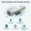 TP-Link TL-SM5110-LR 10GBase-LR SFP+ LC Transceiver – 10 Gigabit Single-Mode Fiber Module (Up to 10 km)