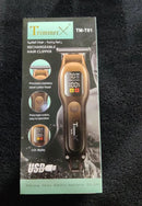 TrimmerX TM-T81 Professional Rechargeable Hair Clipper – Cordless Precision Trimmer for Barbers & Home Grooming