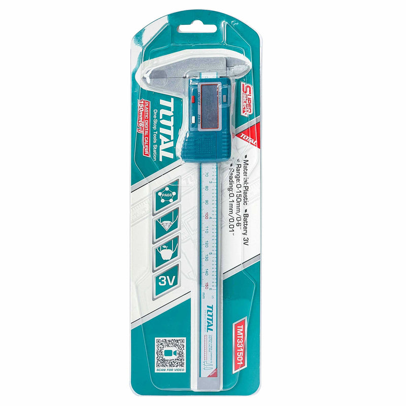 Total TMT331501 Plastic Digital Caliper 150mm