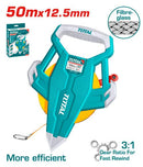 Total TMTF13506 Fibreglass Measuring Tape 50m