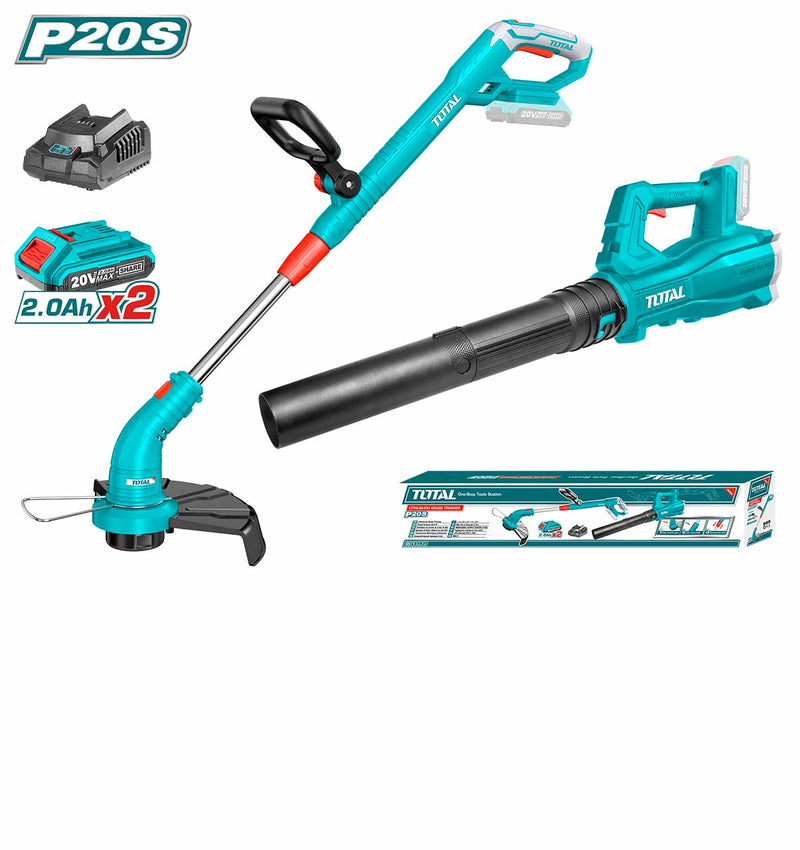 Total TOSLI23024 20V Cordless 2 pcs Combo  Kit Grass Trimmer