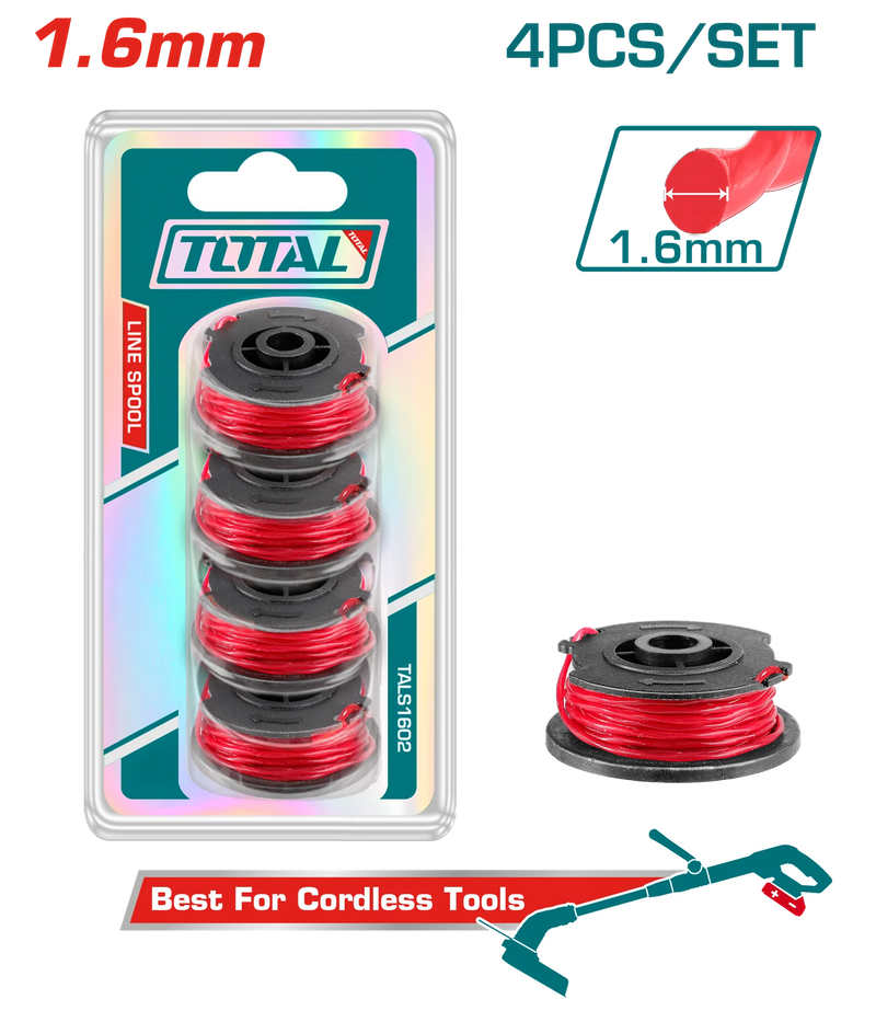 Total TALS1602 1.6mm Line spool For Lithium-ion Grass Trimmer