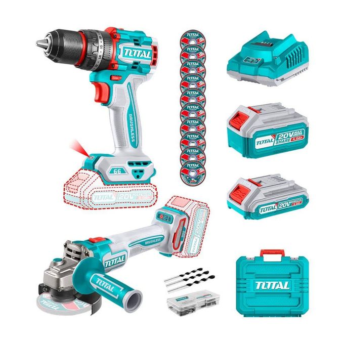 Total TCKLI20273 Cordless 2 pcs combo kit