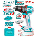 Total TIDLI20558 Compact Brushless Cordless Impact Drill