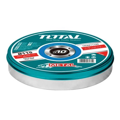 TOTAL TAC210115100 Abrasive Metal Cutting Disc Set 115mm