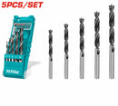 TOTAL TACSD7056 5 Pcs Wood Drill Bits Set