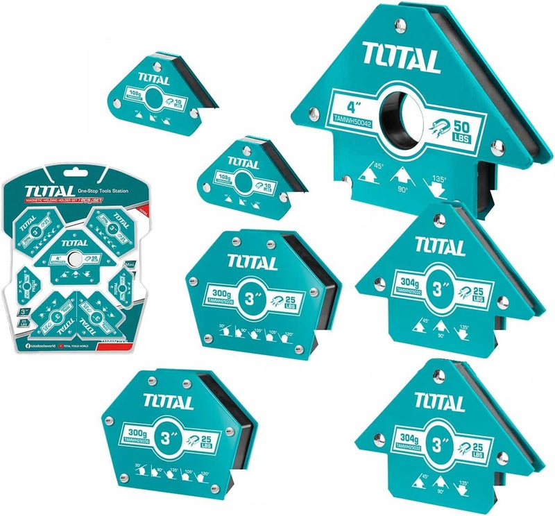 TOTAL TAMWH7006 7 Pcs magnetic welding holder set