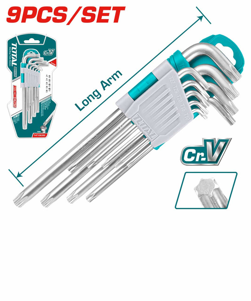 TOTAL THT106392 9pcs torx key set