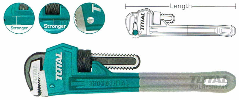 TOTAL THT170806 Pipe Wrench