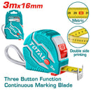 TOTAL TMT34316 Steel Measuring Tape