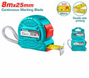 TOTAL TMT34825 Steel Measuring Tape
