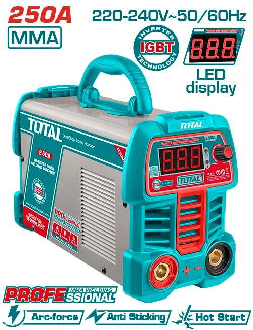 Total Inverter MMA welding machine 250A - TW225069. 