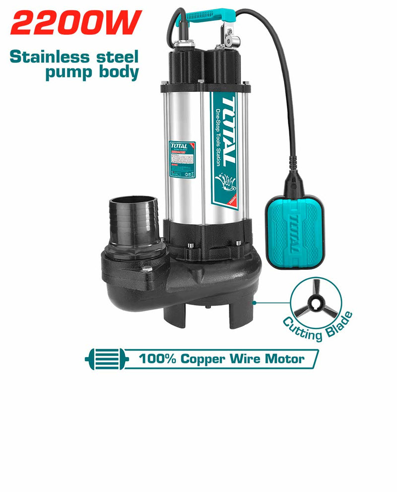 TOTAL TWP7220026 Sewage Submersible Pump