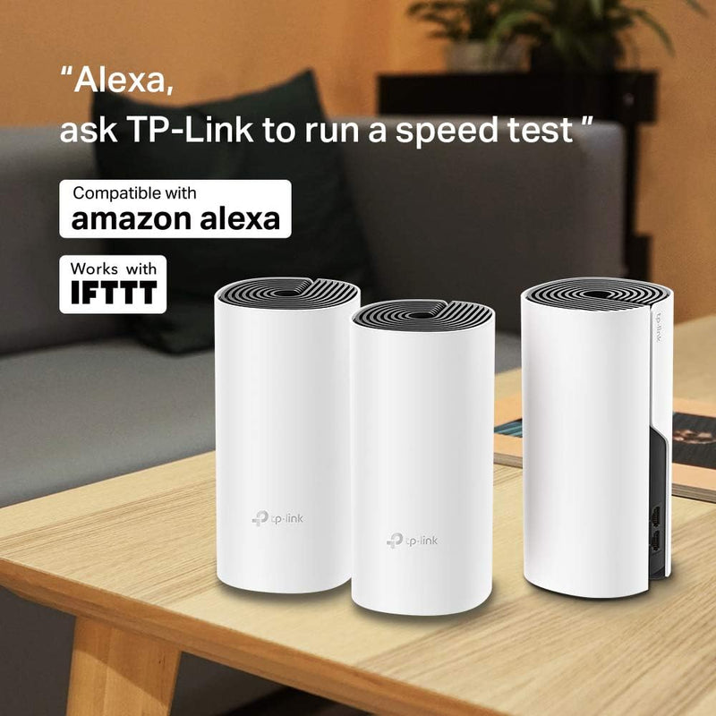 TP-Link Deco M4 AC1200 Whole Home Mesh Wi-Fi System (3 Pack) – TL-DECO M4 (3-PACK)