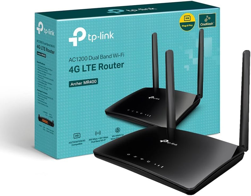 TP-Link Archer MR400 AC1200 Wireless Dual Band 4G LTE Router