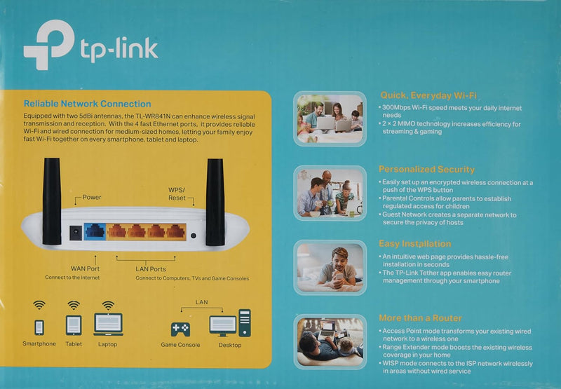 TP-Link TL-WR841N 300Mbps Wireless N Router