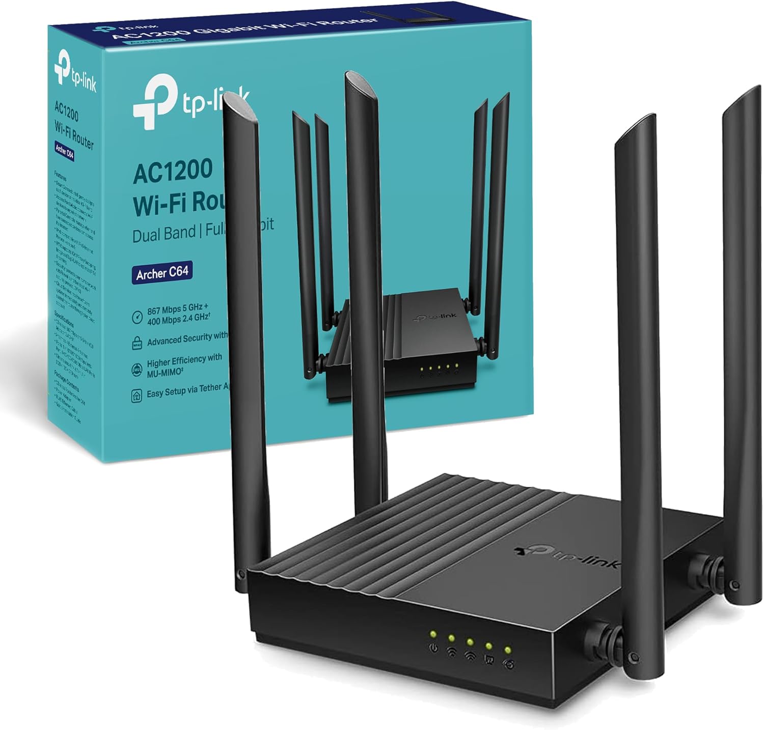 TP-Link Archer C64 AC1200 Router – Gigabit| Digital Store | Nairobi, Kenya