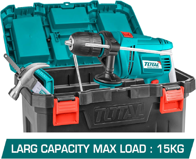 Total TPBX0171 17" Empty Plastic Tool Box