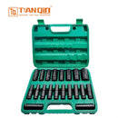 Tianqin TQ73009 20-Piece 1/2" Long Socket Set – Professional Heavy Duty Tool Kit for Automotive & Mechanical Work