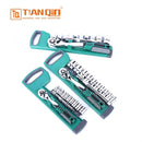 Tianqin TQ73010 12-Piece 1/4" Socket Wrench Set – Heavy Duty Professional Hand Tool Kit for Automotive & Mechanical Use