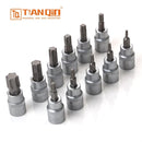 Tianqin TQ73030 34-Piece E/T Type Socket Set – Heavy Duty Professional Mechanics Tool Kit
